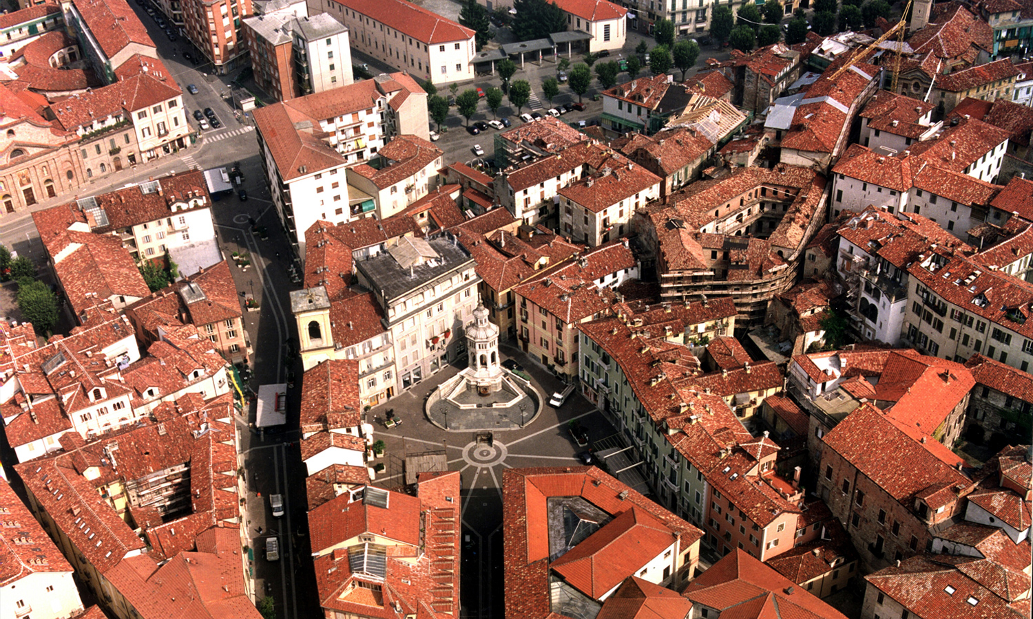 Aerial view of Acqui Terme