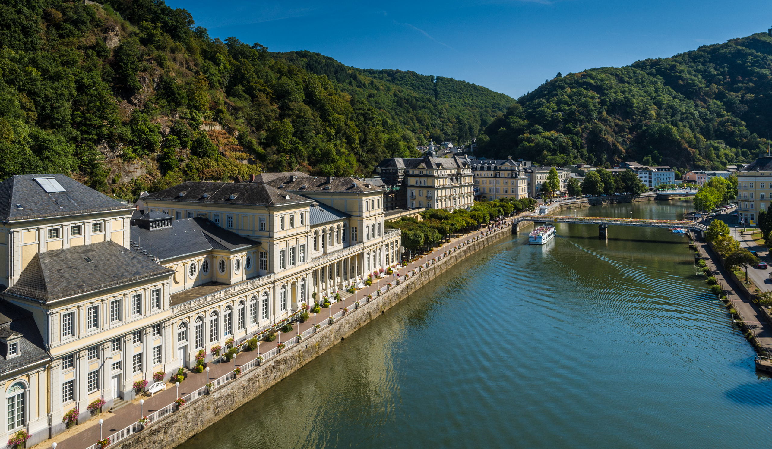 General View of Bad Ems on the River Lahn
