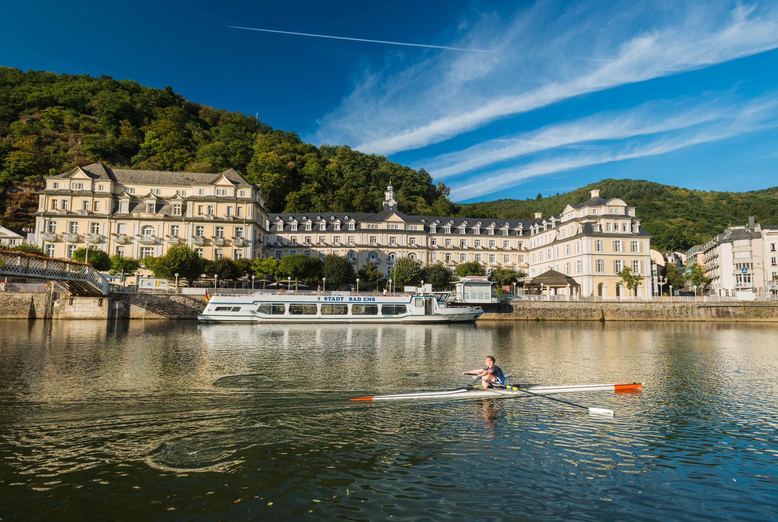 The Kurhaus in Bad Ems - one of an ensemble of riverside thermal architecture.