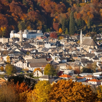 Bagnères-de-Bigorre in Autumn