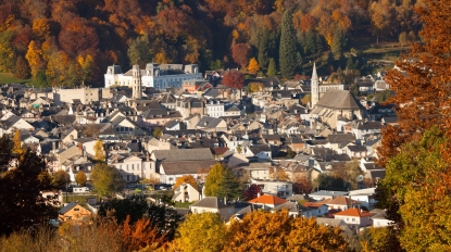 Bagnères-de-Bigorre in Autumn